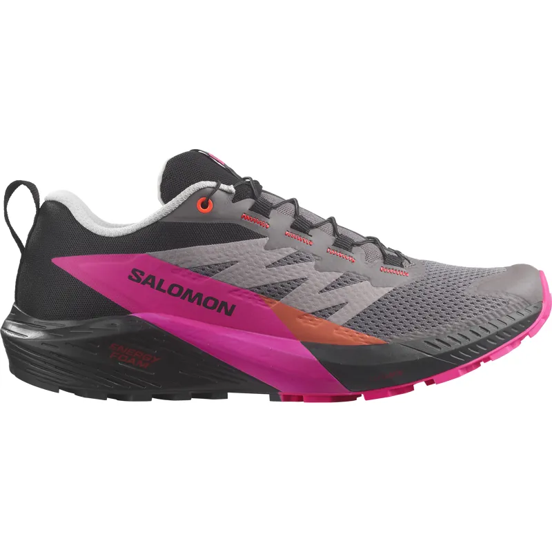Pink salomon shoes sales